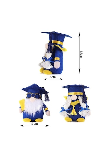 Pazly Mezuniyet Partisi İçin Şans Getiren Pamuklu Mezuniyet Mini - Yumuşak Ve Renkli Dekorasyon Diğer Diğer
