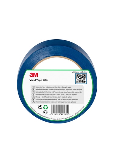 3m 764ı Mavi Genel Amaçlı Vinil Bant 50 Mm X 33 Mt
