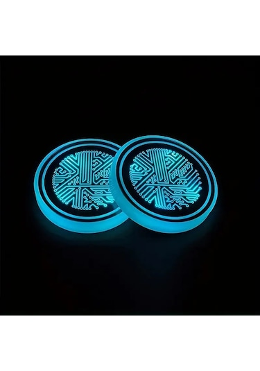 Led Araba Bardak Altlığı