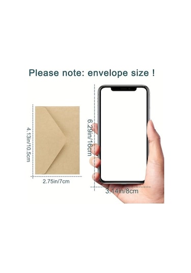 Trendooze 100 Adet Şeffaf Pencereli Mini Kendinden Kapantılı Zarf Siyah Beyaz Gaojunshop01