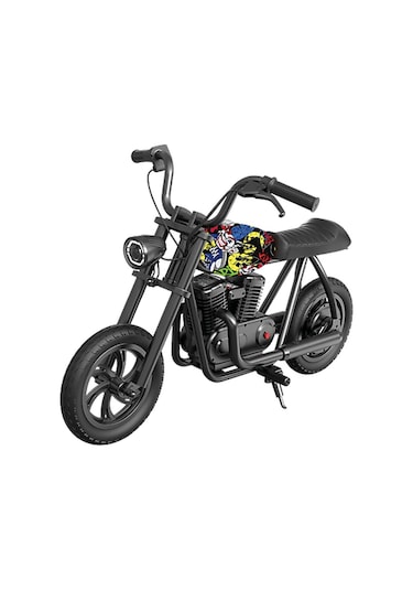 Bood Elektrikli Scooter Mini Çocuk Motoru Siyah Siyah