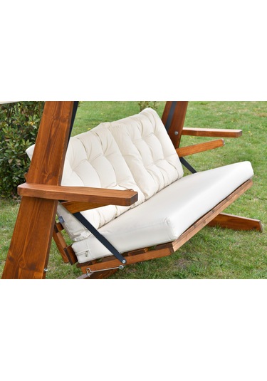 Viva 2400 Dört Kişilik Ahşap Bahçe Salıncağı