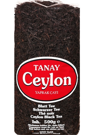 Tanay Ceylon Siyah Dökme Çay 500 G