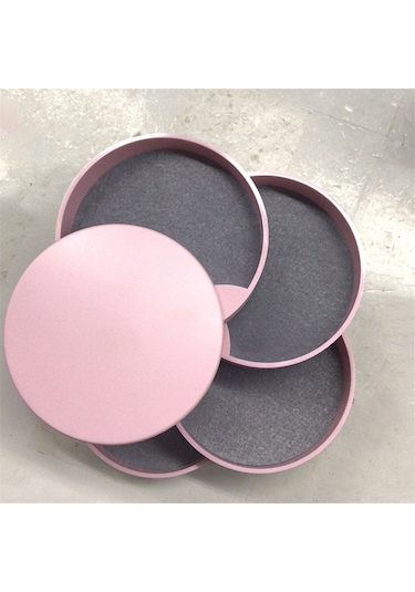 Mücevher Saklama Kutusu Döndürülebilir Mücevher Aksesuarları Saklama Tepsisi Pembe Pembe