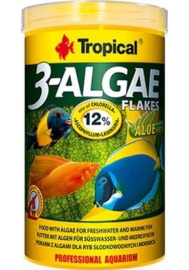 Tropical 3-Algae Flakes 250ml / 50g
