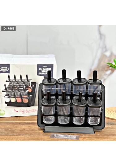 Violet 8'li Baharat Seti 0522 Çok Renkli