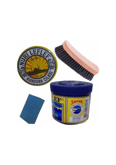 Nuri Leflef Ayakkabı Bakım Boya Seti 4 Parça