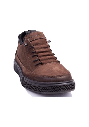 Hammer Jack 10220650 Kahve Ortopedik Günlük Erkek Deri Ayakkabı Siyah