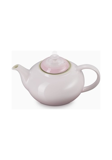 Le Creuset Paslanmaz Çelik Süzgeçli Seramik Çaydanlık, 1.3l Çaydanlıklar Shell Pink Pembe
