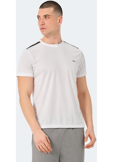 Slazenger READ IN Erkek  Beyaz Tişört