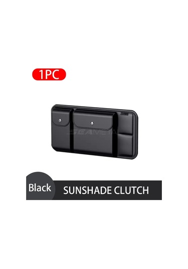 Seametal Lüks Araba Güneşlik Organizatör Evrensel Visor Paneli Saklama Çantası Pu 1pc