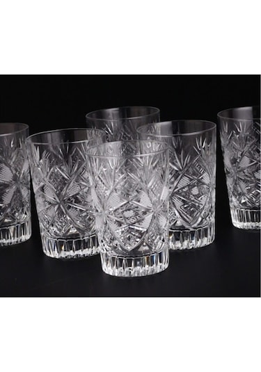 Paşabahçe Göz Dekor Kesme Su Bardak 6'lı