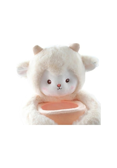 Createtech Yumuşak Peluş Oyuncak Koyun Çöp Araba Magideal Kutusu Çok Renkli