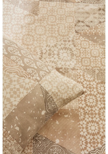 Kaşmir Home Lea Çift Kişilik Nevresim Takımı Bej Bej