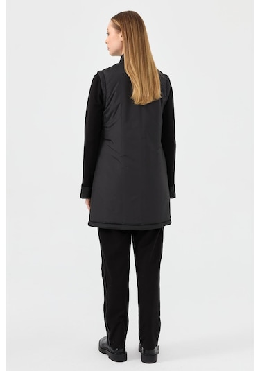 Önü Payet Kombinli 3'lü Takım Siyah Siyah