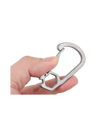 Yulong Skycity Hafif Ve Sağlam Titanyum Karabinalı Anahtarlık -