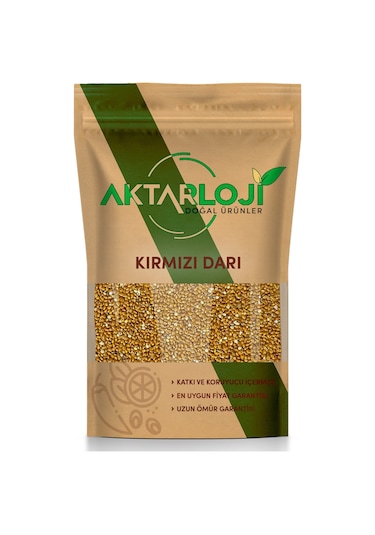 Papağan Kuş Yemi Seti 500 Gr Ak Darı 500 Gr Sarı Darı 500 Gr Kırmızı Kırmızı Darı Sade 1.kalite