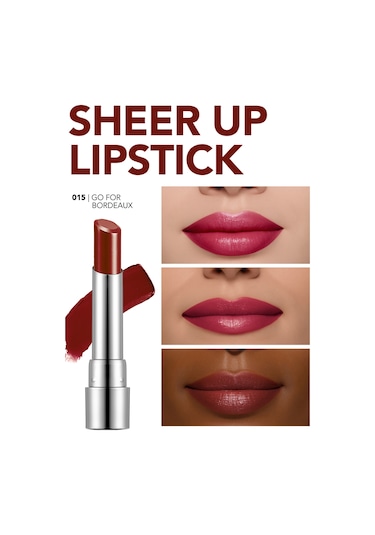 Flormar Nemlendirici Parlak Ruj 015 Go For Bordeaux