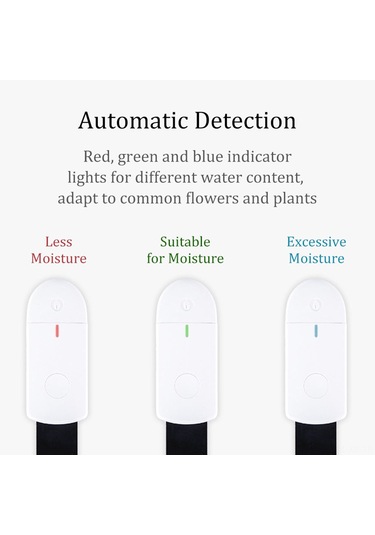 Xiyyadms Bitki Su Seviyesi Testeri - Akıllı Toprak Nem Ölçer, Gerçek Zamanlı İzleme, Kolay Kullanım, Ev Ve Bahçe İçin