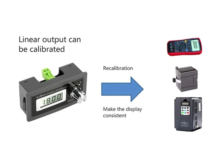 Fortunelane 15-30v İki Telli Sinyal Üreteci, 4-20ma Hassas Akım, Gerçek Akım/%/hz, Plc Ve Valf Ayarlamada Kullanılır