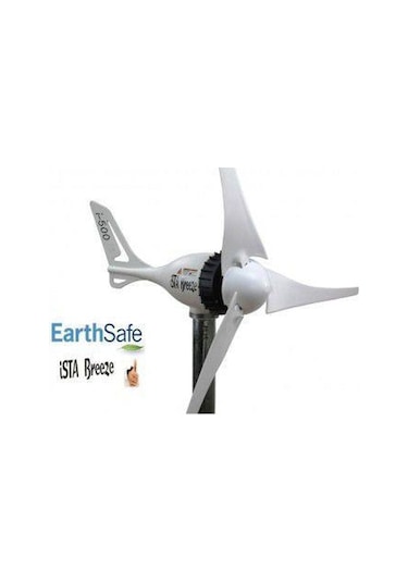 I-500 Watt 12V-24Volt Rüzgar Türbini + Hibrit Şarj Kontrol Cihazı