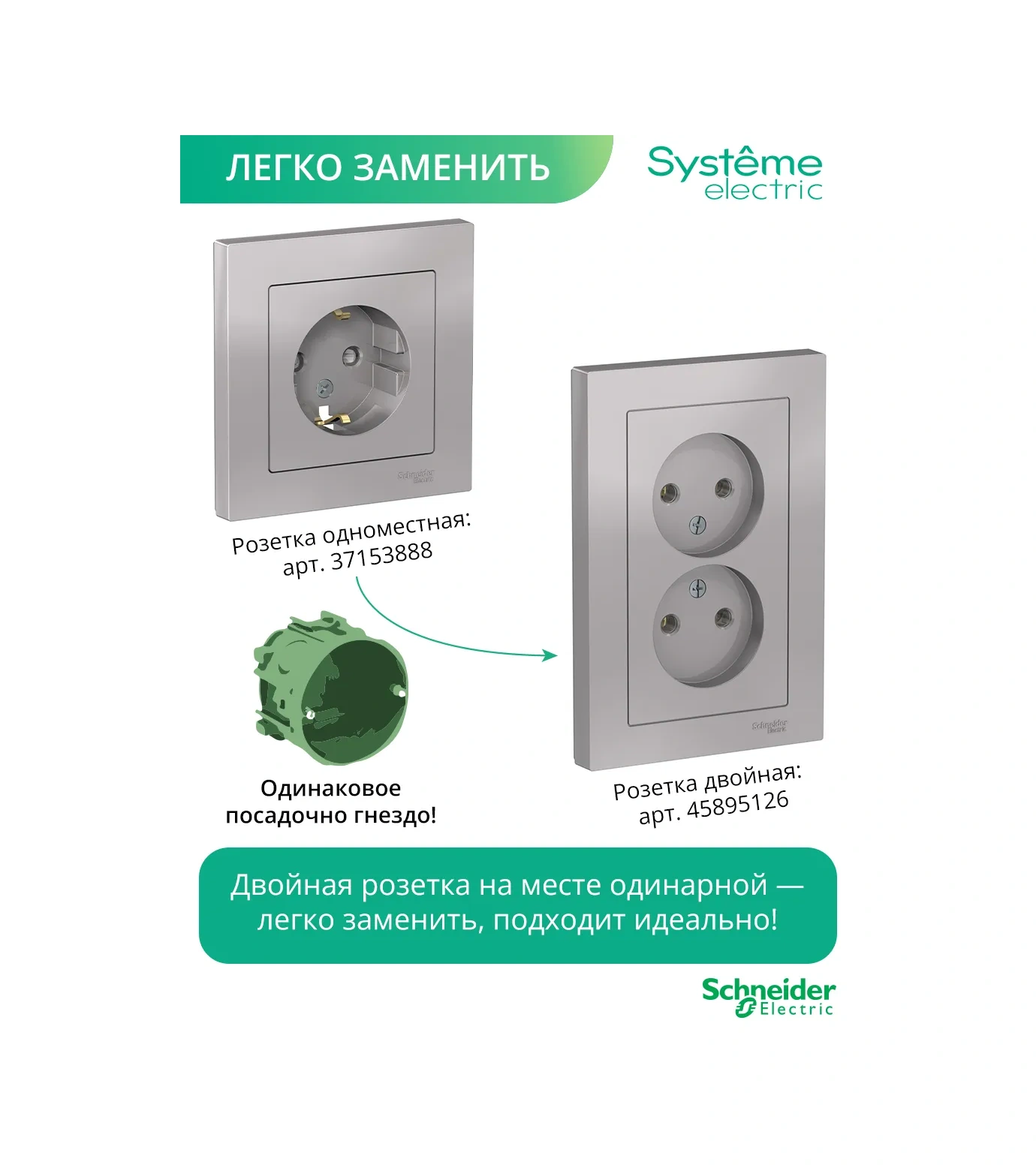 Systeme Electric Schneider Topraklayıcı Ve Kapaklı Tek Priz 37153888 Atlas Design