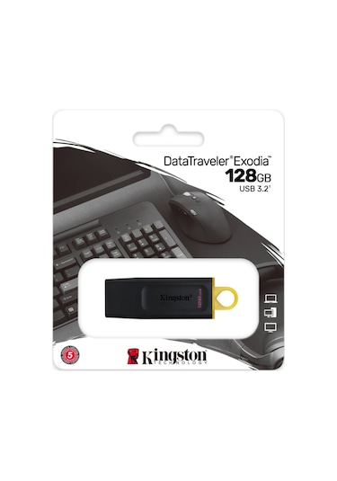 128gb Usb3 2 Gen1 Dtx/128gb Exodia Kıngston