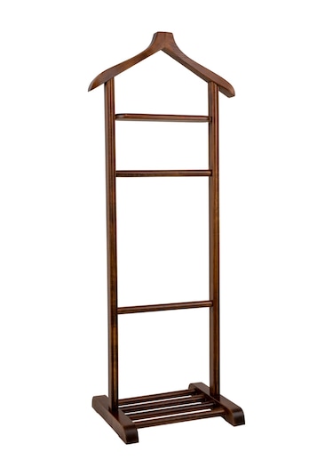 Tek Tepeli Dilsiz Uşak Koyu Kahverengi Masif Ahşap Palto Ceket Kahverengi