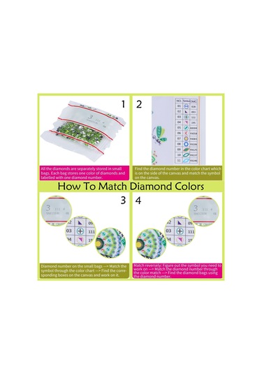 Moveevo Dıy Pano Ve El Yapımı Taş Boyama İle Katlanabilir Dekoratif Saklama Kutusu, Kristal Taşlar Ve Araç Seti İle Snh101 Çok Renkli