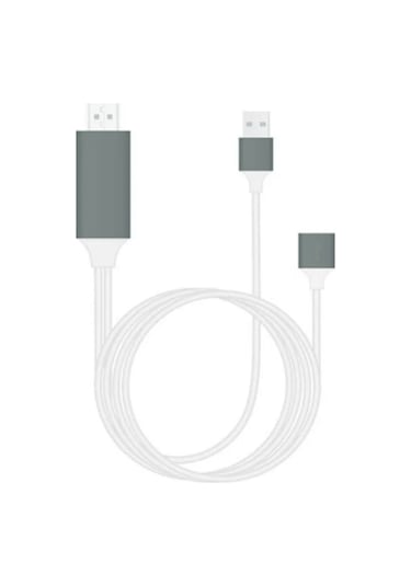 Tüm Telefon Ve Tabletler İçin Hdmı Tv Görüntü Ve Ses Aktarım Kabl