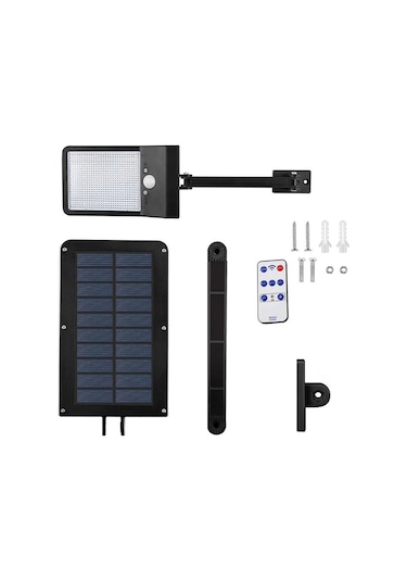 Exeo Güneş Enerjili 48led Kumandalı Harekete Duyarlı Solar Lamba