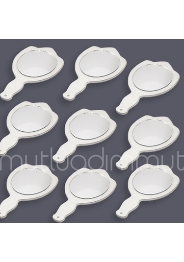 Mutluadim 12 Adet Ahşap El Aynası