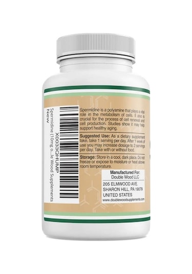 Double Wood Spermidine 10 Mg 120 Kapsül