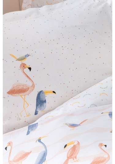 Yataş Mini Nuala Bebek Ranforce %100 Pamuk Nevresim Takımı - Pudra