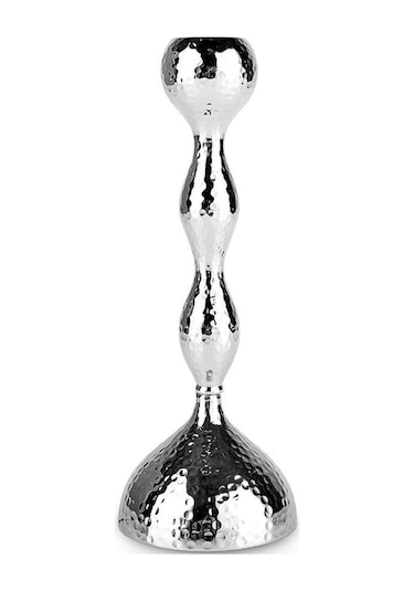 Karaca  Arlen Tekli Şamdan Silver 26 cm