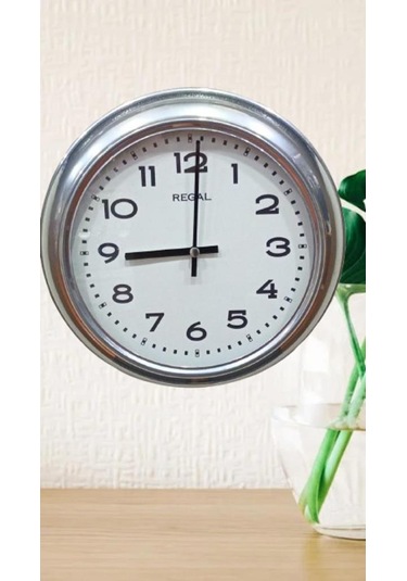Regal 4290 Sw Özel Seri Metal Kasa Akar Sessiz Saniyeli Duvar Saati Çok Renkli