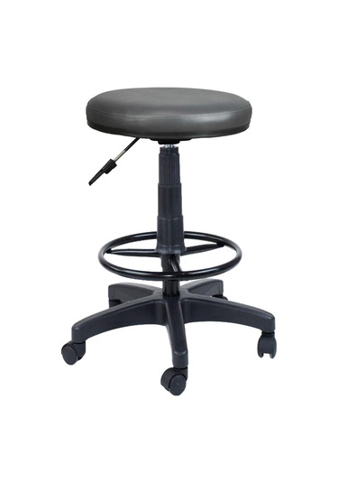 Bürocci Plastik Ayaklı Yüksek Tabure-Gri-2999U0125