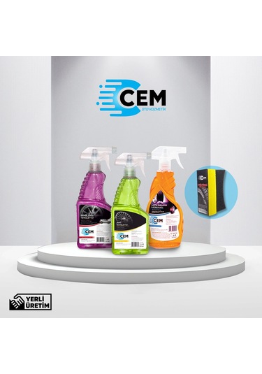 Cem Car Care Jant&lastik Bakım Seti Premium İçerik