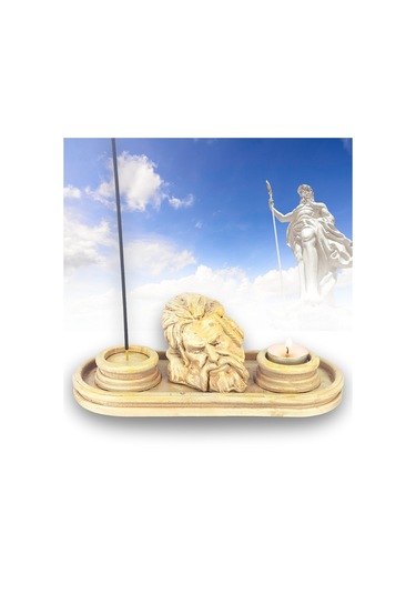 Antik Roma Zeus Çubuk Tütsülük Ve Tealight