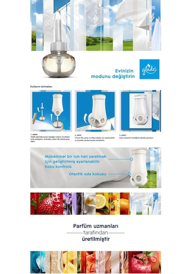 Glade Temiz Çarşaf Ferahlığı Elektrikli Oda Kokusu Yedek