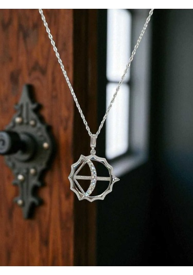 Ok Ve Yay Figürlü 925 Ayar Gümüş Kolye Anlamlı Ve Şık Tasarım Gümüş