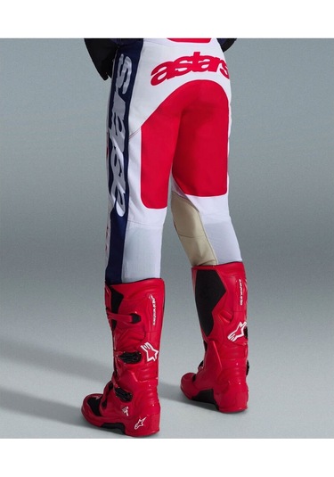 Alpinestars Racer Riway Off-road Motosiklet Pantolonu Kırmızı Beyaz