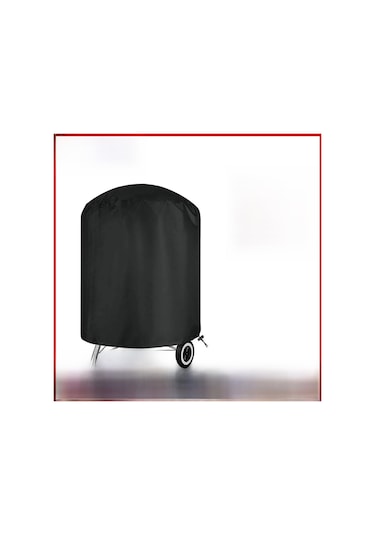 Shineyee Dış Mekan Mangal Koruması Siyah Su Geçirmez 70x70cm: Mangal, Barbekü Ve Odunluk Korumak İçin Dayanıklı Kumaşlı Kılıf Siyah