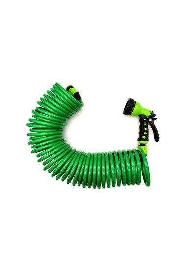 Reedark 15 Metre Yaylı Genişleyen Eva Bahçe Sulama Hortumu - 7 Fonksiyonlu Fıskiye İle Araba Yıkama Ve Bahçe Bakımı Seti