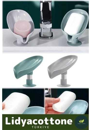 Özel Tasarım Tezgah Üstü Mutfak Banyo Bulaşık Lavabo Vantuzlu Su Tutmaz Giderli Katı Sabunluk Çok Renkli