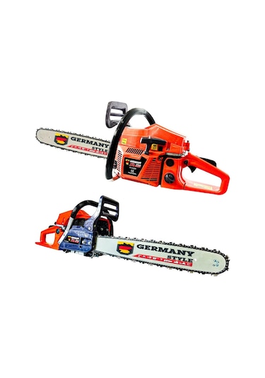 Germanystyle Grm-9063 3 Hp Benzinli Ağaç Kesme Motoru Bıçkı 52 Cc