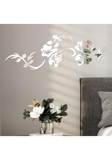 Yeni Yaratıcı Akrilik Ayna Duvar Çıkartmaları Üç Boyutlu Çevresel Kişilik Duvar Çıkartmaları