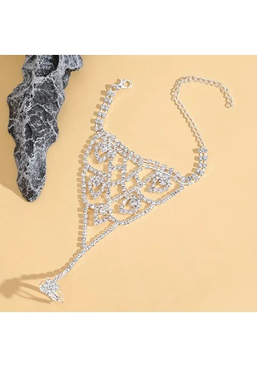 Şahmeran Taşlı Bileklik Gümüş Kaplamalı Gümüş