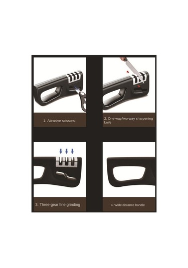 Vıshua Ev Hızlı Hareketli Bıçak Taşlama Mutfak Aracı Taşlama Bıçağı Poli Fonksiyonlu Elmas Kesim Sebze Taşlama Aracı 09