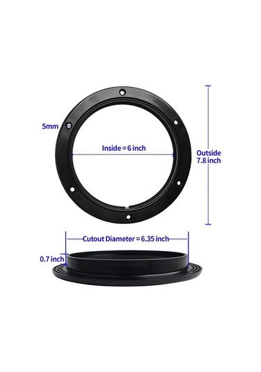 Pazly Abs Kayık Denetim Kapağı - Kaymaz Yüzey, 4in/6in/8in Çeşitli Boyutlar